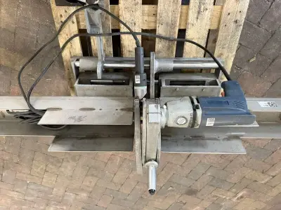 Kunststofbuis las- en persapparaat, WIDOS, Polypress 2000, grijs/blauw – kavel bij Onlineveilingmeester, Hoogeveen
