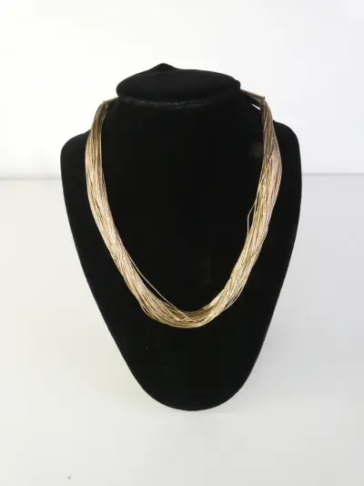 Prachtige Vintage Southwestern 'Liquid Gold' Strengenketting – 12K GF (1/20) – 34,95g – kavel bij De Kringwinkel, Heverlee