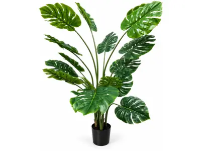 2x 215cm Real touch monstera x 25 lvs,in 9.5" pot – kavel bij XL Auctions