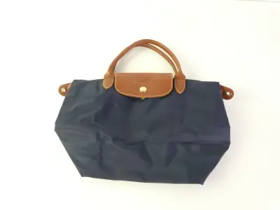 Longchamp Le Pliage - donkerblauwe handtas – kavel bij De Kringwinkel, Heverlee