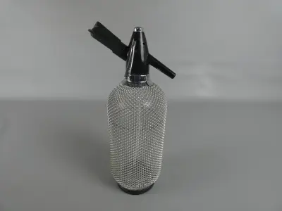 Frisdrank Sifon met Roestvrij Staal Gaas – kavel bij De Kringwinkel, Diest