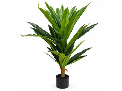 140cm Real touch dracaena tree in plastic pot – kavel bij XL Auctions