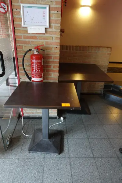 2x Diverse bistrotafel – kavel bij Openbare Verkopen, Lochristi