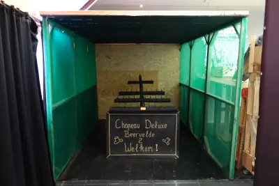 Schietstand + liggende wip – kavel bij Openbare Verkopen, Lochristi