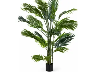 225cm Real touch palm tree in plastic pot – kavel bij XL Auctions