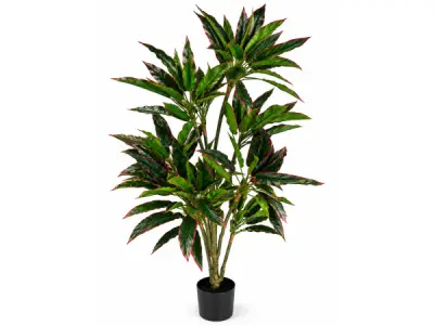 160cm Real touch red side rohdea x 174 lvs in plastic pot – kavel bij XL Auctions