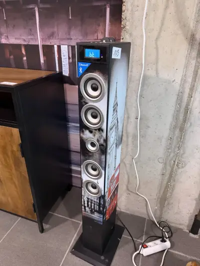 Bluetooth box met big ben print – kavel bij Openbare Verkopen, Blankenberge