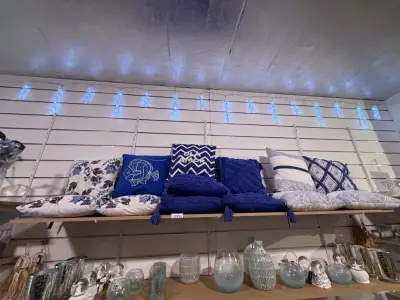 13 sierkussens blauw/wit thema – kavel bij Openbare Verkopen, Blankenberge