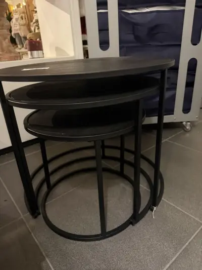 3-delige bijzettafel – kavel bij Openbare Verkopen, Blankenberge