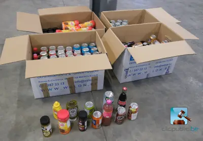 Set met dranken en sauzen – kavel bij Clicpublic, Nivelles