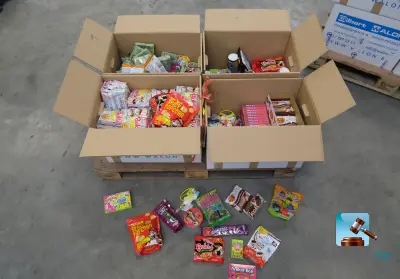 Diverse zoetigheden en snacks – kavel bij Clicpublic, Nivelles
