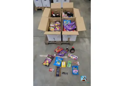 Diverse zoetigheden en snacks – kavel bij Clicpublic, Nivelles