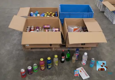 Batch van dranken – kavel bij Clicpublic, Nivelles