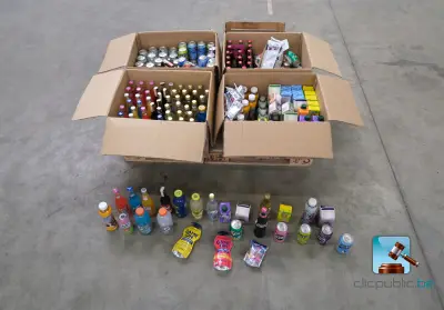 Batch van dranken – kavel bij Clicpublic, Nivelles