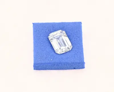 Lab grown diamant, 1,5 ct. emerald cut – kavel bij Twents Veilinghuis
