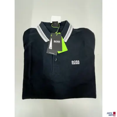 V48/26 HUGO BOSS Paddy Polo Farbe Schwarz Gr. S – kavel bij Justiz-Auktion, Frankfurt am Main