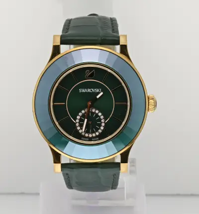 Swarovski horloge groen – kavel bij Twents Veilinghuis