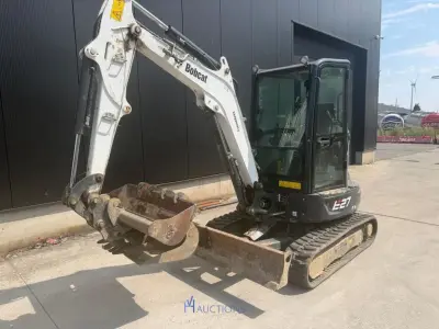 Minigraver BOBCAT E27 - 2023 – kavel bij VH Auctions