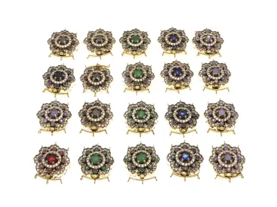 Lot sloten 20x (t.b.v. colliers/armbanden) – kavel bij Twents Veilinghuis