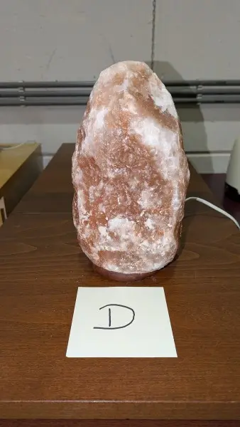Een zoutstenen lamp – kavel bij Auctionline, Anderlecht