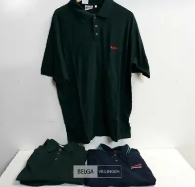 5 x Polo groen/blauw Bosch XL – kavel bij Belga Veilingen, Oudsbergen