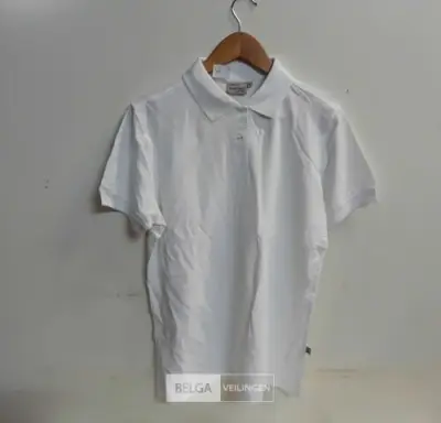 5 x Polo shirt wit XL – kavel bij Belga Veilingen, Oudsbergen