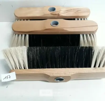 3 x Keerborstel zachte haren 28 cm – kavel bij Belga Veilingen, Oudsbergen