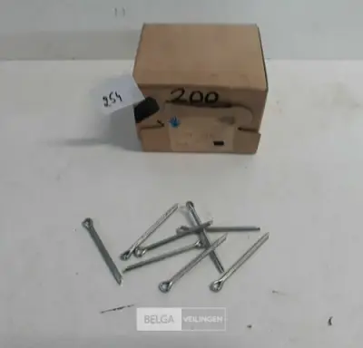 1 x Splitpennen verzinkt 4x50 mm 200 stuks – kavel bij Belga Veilingen, Oudsbergen