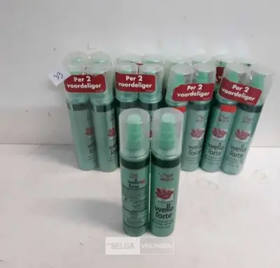 9 x Wella forte haarspray 150ml 2 stuks – kavel bij Belga Veilingen, Oudsbergen