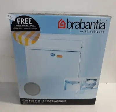 1 x Brievenbus Brabantia Silver Grey – kavel bij Belga Veilingen, Oudsbergen