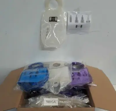 36 x Bottle bag mix kleuren – kavel bij Belga Veilingen, Oudsbergen