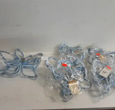 5 x Bloem licht blauw op clip 27 cm – kavel bij Belga Veilingen, Oudsbergen