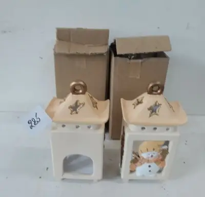4 x T-lichthuisje lantaarn 17 cm – kavel bij Belga Veilingen, Oudsbergen