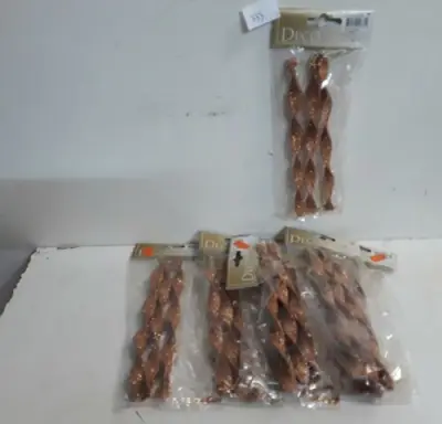 6 x Hangdeco spiraal 20 cm 3 stuks oud roze – kavel bij Belga Veilingen, Oudsbergen
