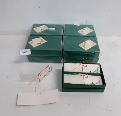 9 x Label/naamkaartjes 20 stuks – kavel bij Belga Veilingen, Oudsbergen