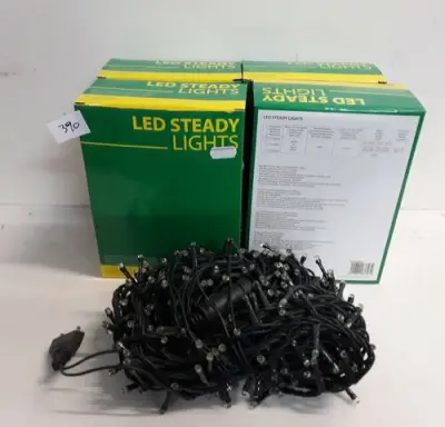 4 x Kerstverlichting LED 360 L helder wit – kavel bij Belga Veilingen, Oudsbergen