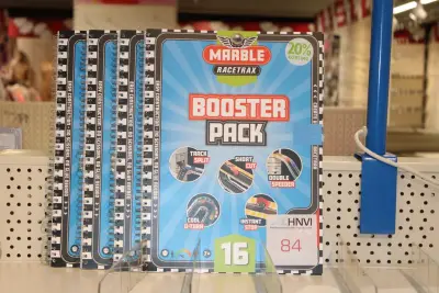 Vier boosterpacks MARBEL RACETRAX – kavel bij HNVI, Oirschot