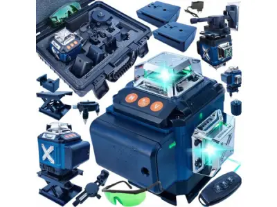Zelfnivellerende 4D Groene Kruislaser 360 Graden – kavel bij XL Auctions