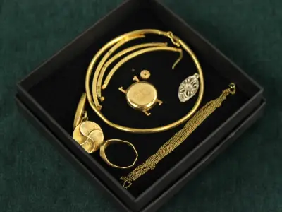 18 karaat sloopgoud – 17,47 g – kavel bij De Kringwinkel, Antwerpen