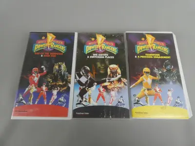 3 Power rangers VHS films – kavel bij De Kringwinkel, Diest