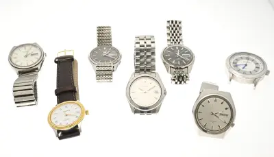 Lot horloges (7x) – kavel bij Twents Veilinghuis