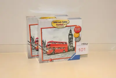 Schilderdoos RAVENSBURGER, 2 stuks in schap – kavel bij HNVI, Oirschot