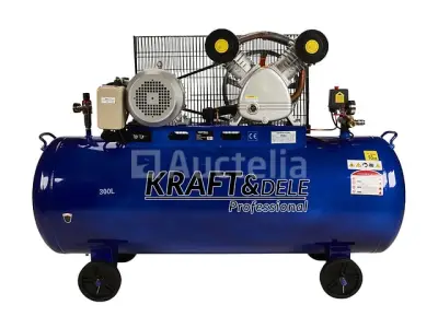 Oliecompressor 300L 5,5kW 400V 2 zuigers + separator KRAFT&DELE – kavel bij Auctelia, Aye