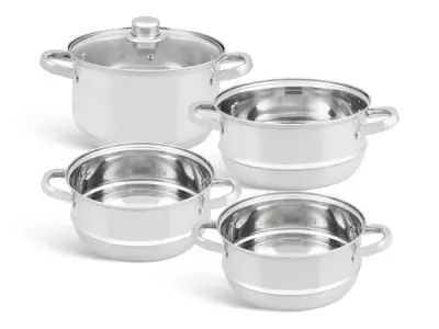 Stoompannen set 5-delig – kavel bij XL Auctions