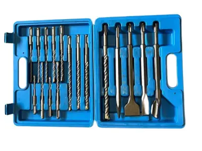 SDS Boor – Beitelset 17-delig diverse maten – kavel bij XL Auctions