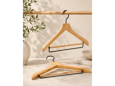 21x Luxe Houten Kledinghangers – kavel bij XL Auctions