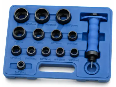 Holpijpenset 5-35mm 14-delig Inclusief Snelwissel Ponshouder – kavel bij XL Auctions