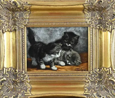 Cornelis Raaphorst, Spelende kittens – kavel bij Twents Veilinghuis