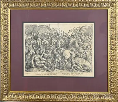 17e Eeuwse kopergravure – kavel bij Twents Veilinghuis