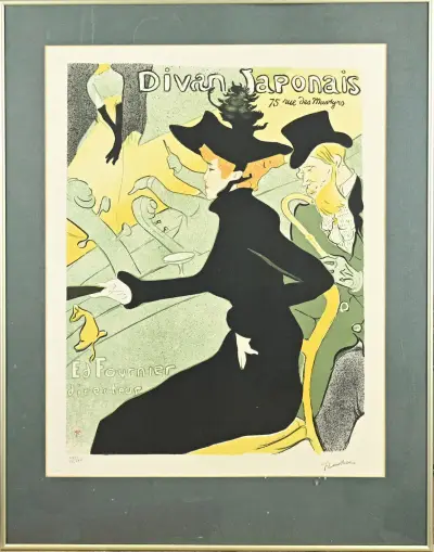 Henri de Toulouse Lautrec, Reclame litho – kavel bij Twents Veilinghuis